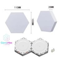 GameHex RGB Hexagon LED Wall Panels – Modular Smart LED Lights for Gaming Rooms, Home Décor, Room Ambience, Streaming Setup, and Mood Lighting