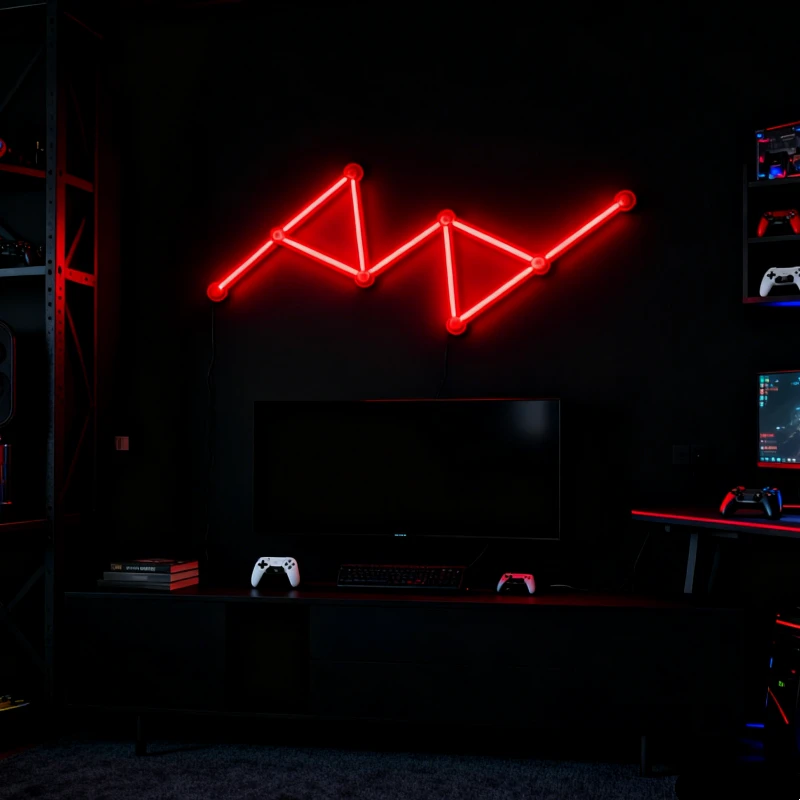 RGBIC smart light bars for gaming setup upgrade by Gaming Hexagon Lights – dynamic ambient LED lighting for gamers, streamers, and modern room décor in 2025