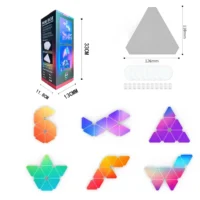 NanoBee Smart RGBIC Triangle Wall Panels & Light Bar Combo for Gaming - Image 6