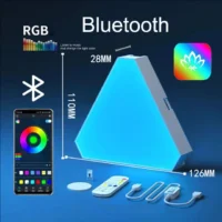 NanoBee Smart RGBIC Triangle Wall Panels & Light Bar Combo for Gaming - Image 8