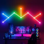 Ultra-Bright RGBIC SyncGlow LED Ambience Bars (6-Pack) – DIY Modular Light Sticks with App Control & Music Sync Mode
