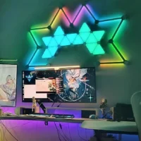 NanoBee Smart RGBIC Triangle Wall Panels & Light Bar Combo for Gaming - Image 2